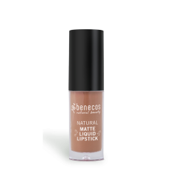 Rouge À Lèvres Liquide Rose Nude - La Rose Du Désert Benecos Rossetti   Disponible sur Yumibio.com
