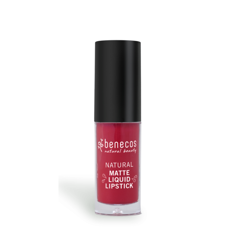 Lipstick-Liquid Red Hot - Bloody Berry Benecos Home  Available on Yumibio.com