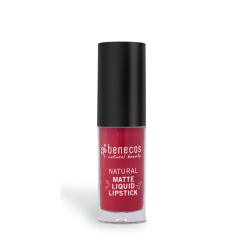 Lipstick-Liquid Red Hot - Bloody Berry Benecos Home  Available on Yumibio.com