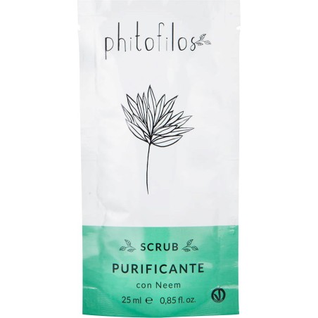 Phitofilos  Scrub Purificante con Neem 25 ml  Scrub e lavaggi alternativi