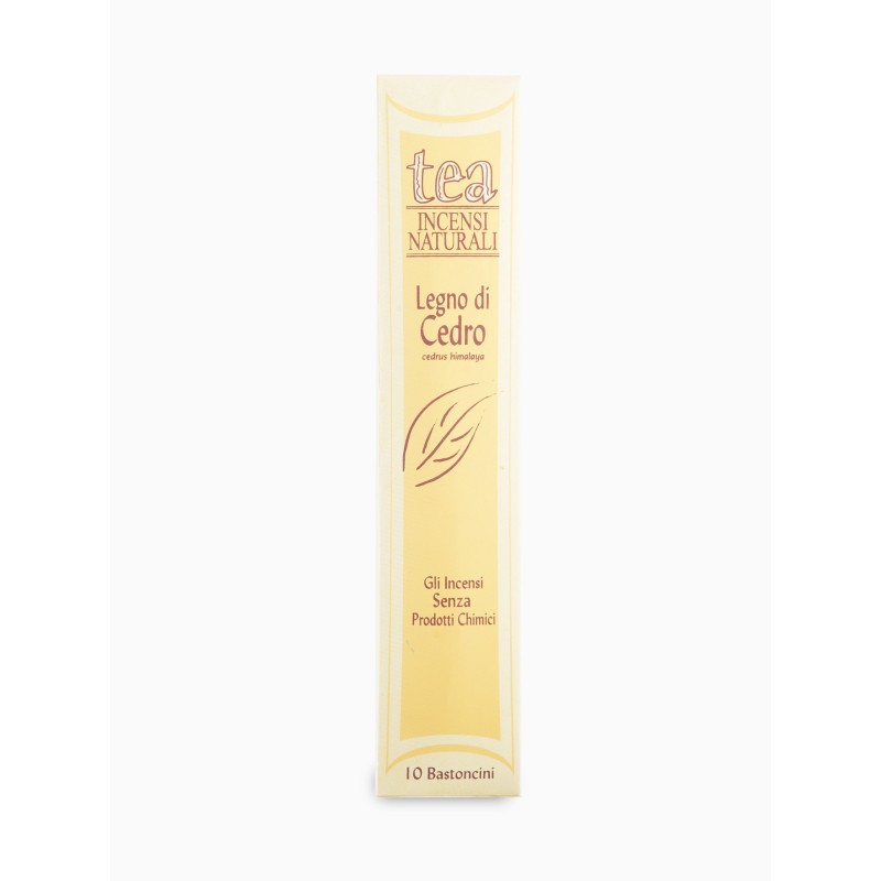 Natural incense Sticks - Cedarwood Tea Natura Aromatherapy and Fragrances  Available on Yumibio.com
