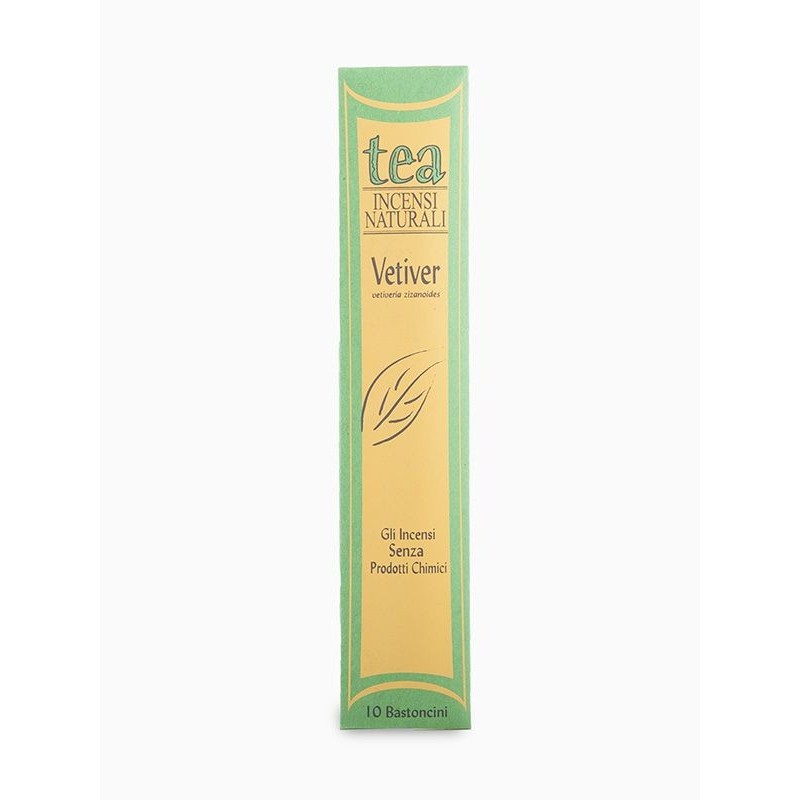 Tea Natura  Incenso Naturale in Bastoncini - Vetiver  Profumatori per Ambiente