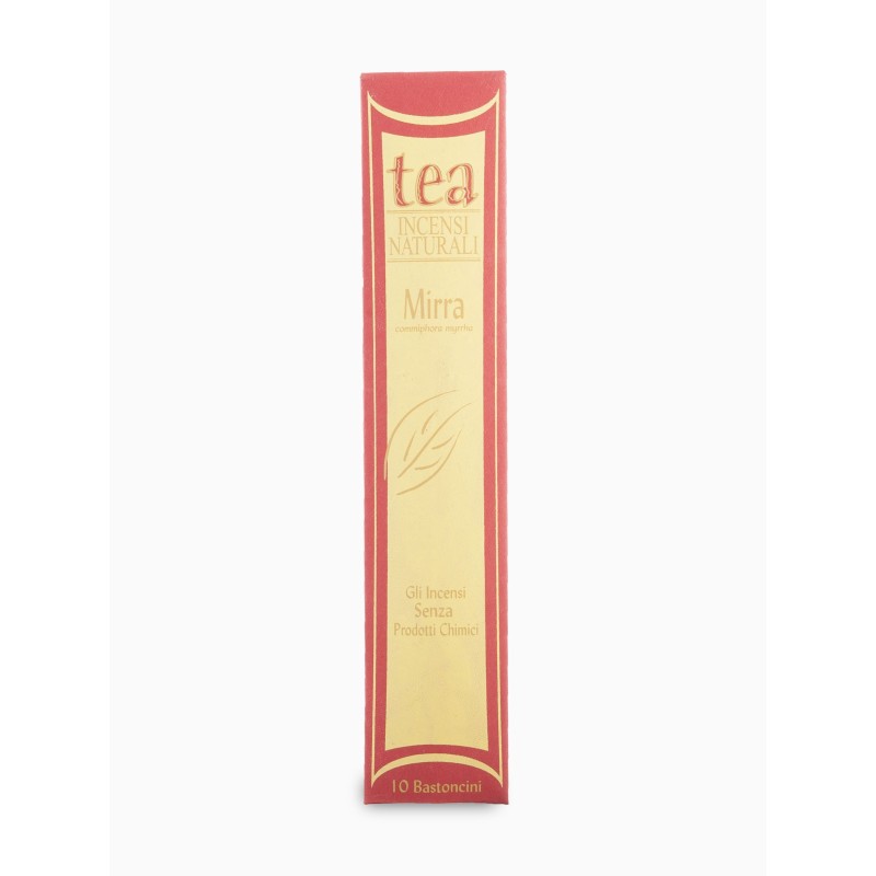 Natural incense Sticks - Myrrh Tea Natura Aromatherapy and Fragrances  Available on Yumibio.com