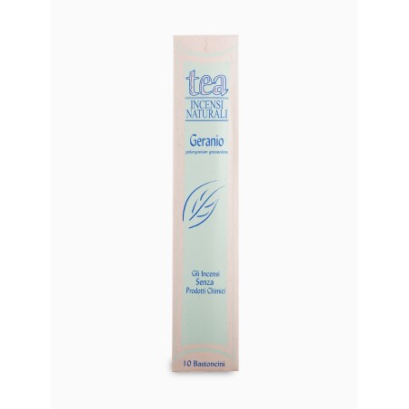 Natural incense Sticks - Geranium Tea Natura Aromatherapy and Fragrances  Available on Yumibio.com