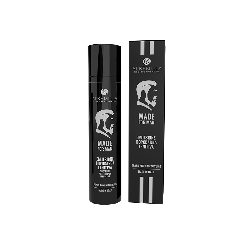 FAIT POUR l'HOMME - Émulsion Après-Rasage Alkemilla Face   Disponible sur Yumibio.com