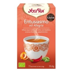 Le thé de l'Enthousiasme et de la Joie Yogi Tea Thé et Tisanes   Disponible sur Yumibio.com
