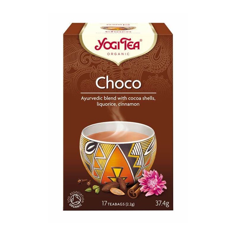 Thé Choco Yogi Tea Thé et Tisanes   Disponible sur Yumibio.com