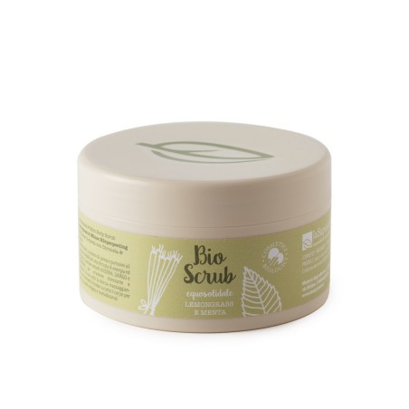 Bio Body Scrub with Lemongrass and Mint La Saponaria Scrubs  Available on Yumibio.com