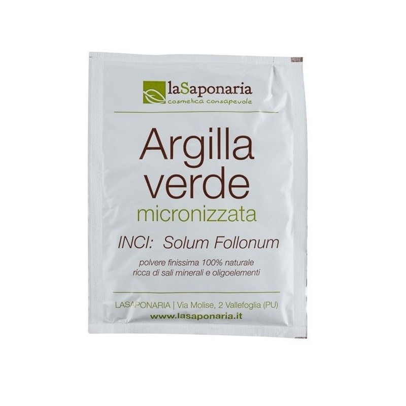 L'argile verte en Poudre La Saponaria L'argile   Disponible sur Yumibio.com