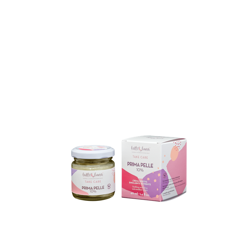 Soothing Cream - The First Skin 10% Latte e Luna Lotions and Creams  Available on Yumibio.com