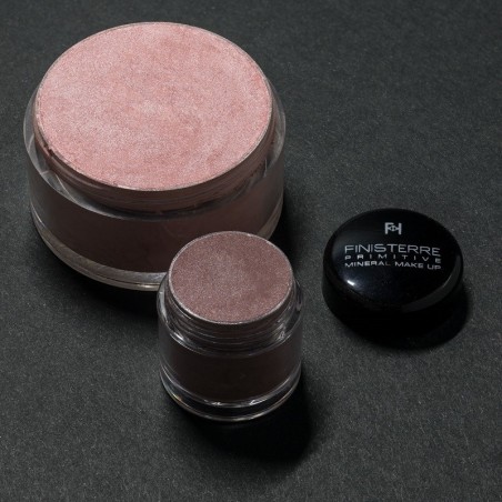 Blush Pink and Brown Eyeshadow - Red Stone & Brown Stone Finis Terre Blush  Available on Yumibio.com