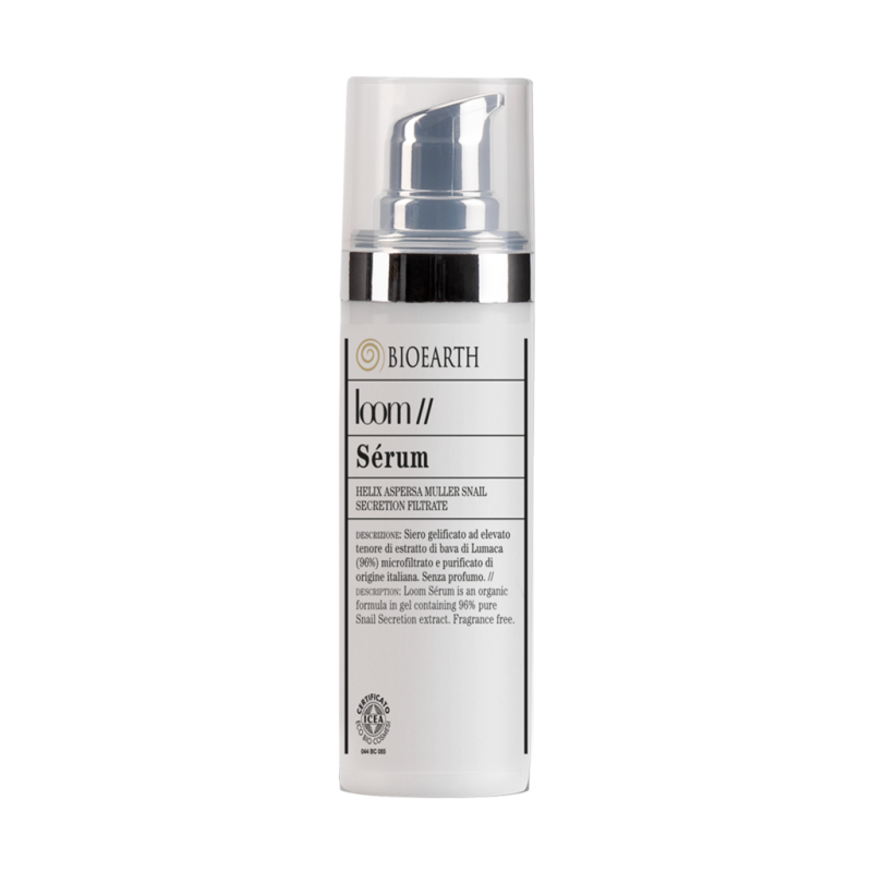 Le sérum de la Limace visqueuse, Organique Bioearth Les sérums   Disponible sur Yumibio.com