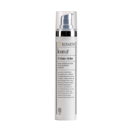 Face cream with the Slug slime for Dry Skin with Organic Bioearth Moisturizing  Available on Yumibio.com