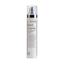 Bioearth  Crema Viso alla Bava di Lumaca per Pelli Secche Biologica  Crema viso