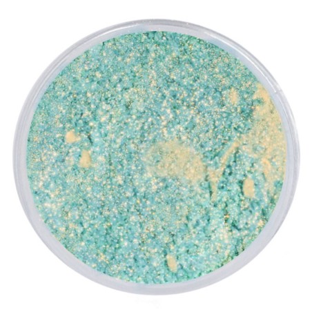 Eyeshadow-Aquamarine Satin - Fatatura Finis Terre Eyeshadows  Available on Yumibio.com