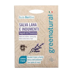 Save Wool and Clothing - "Secrets of Provence" - 3 bags Greenatural Aromatherapy and Fragrances  Available on Yumibio.com