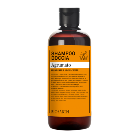 Bioearth  Shampoo Doccia Vegan Agrumato  Bagnoschiuma Bio