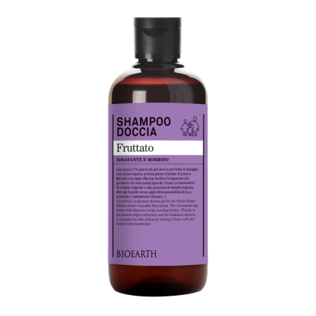 Douche Shampooing-Vegan, Et Fruité Bioearth Salle de bains et douche   Disponible sur Yumibio.com