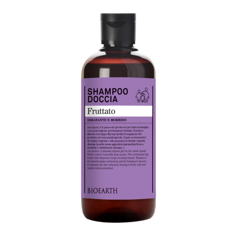 Bioearth  Shampoo Doccia Vegan Fruttato  Bagnoschiuma Bio