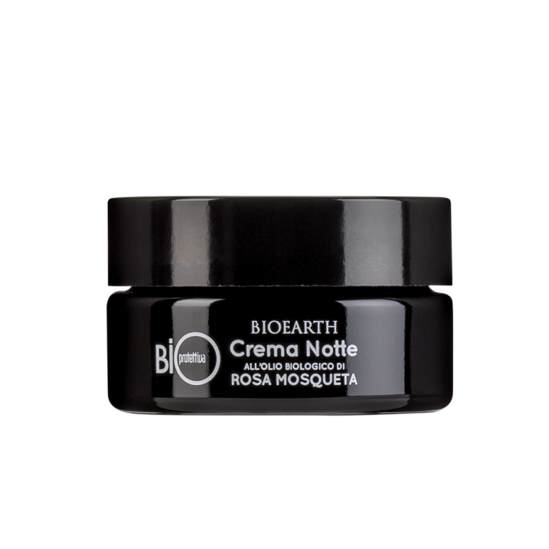 Bioearth  Crema Notte Rosa Mosqueta - BioProtettiva  Crema viso