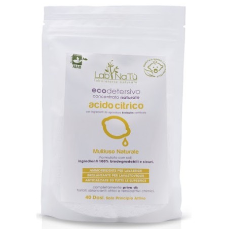 Citric acid Powder LabNatù Ammorbidenti  Available on Yumibio.com