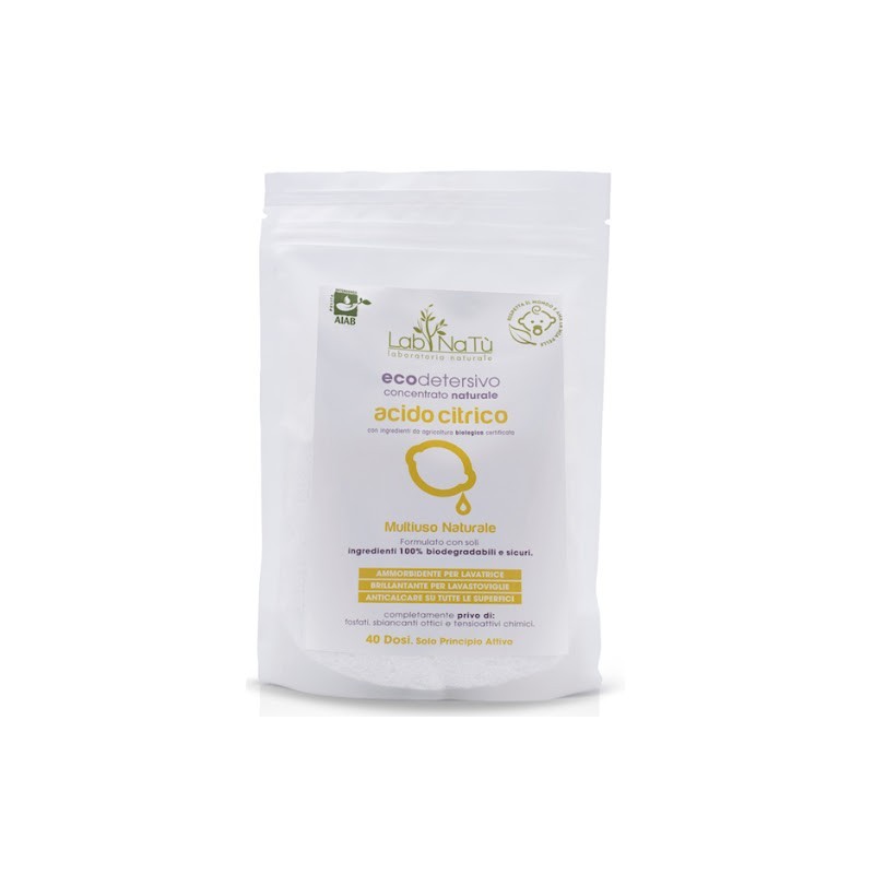 Citric acid Powder LabNatù Ammorbidenti  Available on Yumibio.com