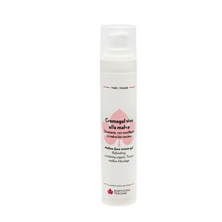 Crème pour le visage de Gel avec de la Mauve Biofficina Toscana Hydratant   Disponible sur Yumibio.com