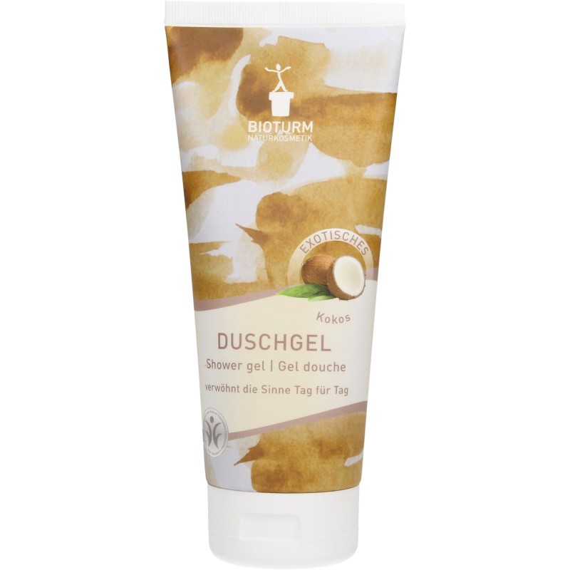 Gel Douche À La Noix De Coco Bioturm Bain Moussant Bio   Disponible sur Yumibio.com