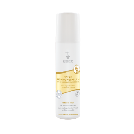 Nettoyage de lait d'Avoine Organique N ° 95 Bioturm Nettoyant visage   Disponible sur Yumibio.com