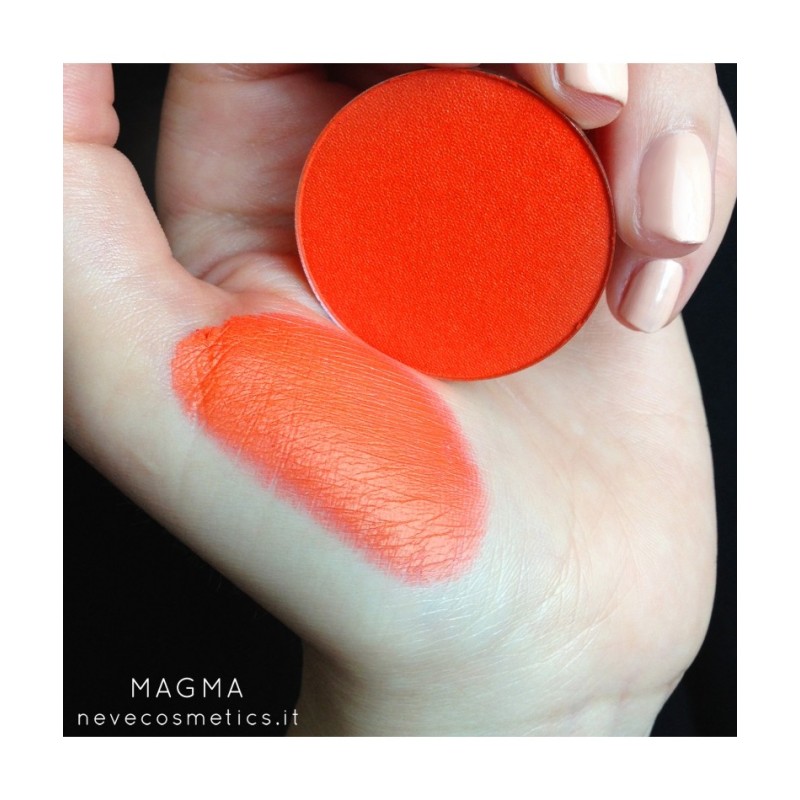 Fard À Paupières À L'Orange-Rouge Magma Neve Cosmetics Les fards à paupières   Disponible sur Yumibio.com