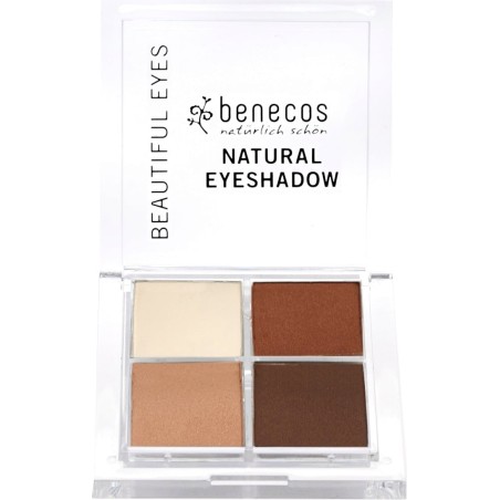 Palette De Fard À Paupières De Café Et De Crème Benecos Les fards à paupières   Disponible sur Yumibio.com