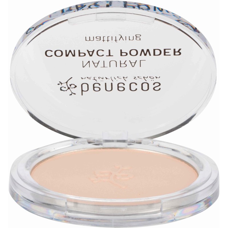 Compact powder-Vegan, and Porcelain Benecos Powder  Available on Yumibio.com