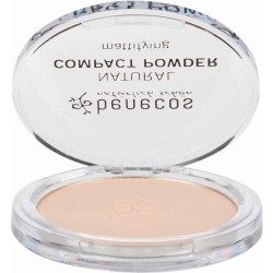 Compact powder-Vegan, and Porcelain Benecos Powder  Available on Yumibio.com