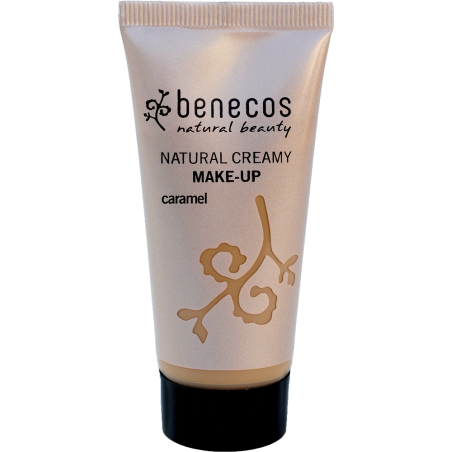 Liquid Foundation Ecobio, Creamy Caramel Benecos Foundation  Available on Yumibio.com