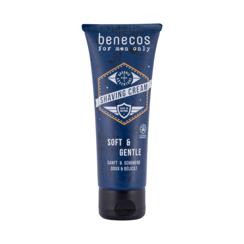 Shaving cream Bio with Cedar and Aloe Vera Benecos Shaving and Styling Beard  Available on Yumibio.com