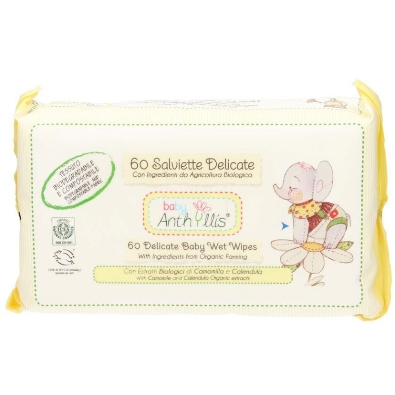 Lingettes Humides Sensibles Anthyllis La Couche-Évolution   Disponible sur Yumibio.com