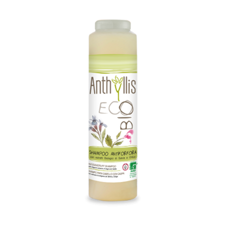Anti-Dandruff Shampoo Sage and Nettle Anthyllis Shampoo  Available on Yumibio.com