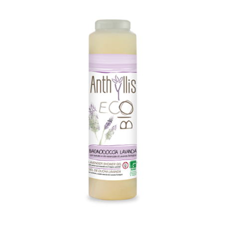Organic Lavender Shower Gel Anthyllis Bathroom and shower  Available on Yumibio.com