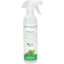 Spray multi-usage de l'Oxygène Actif, de Menthe et d'Eucalyptus Greenatural Dégraissants   Disponible sur Yumibio.com