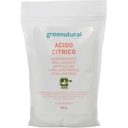 L'acide citrique Naturel en poudre Greenatural Anti-calcaire   Disponible sur Yumibio.com