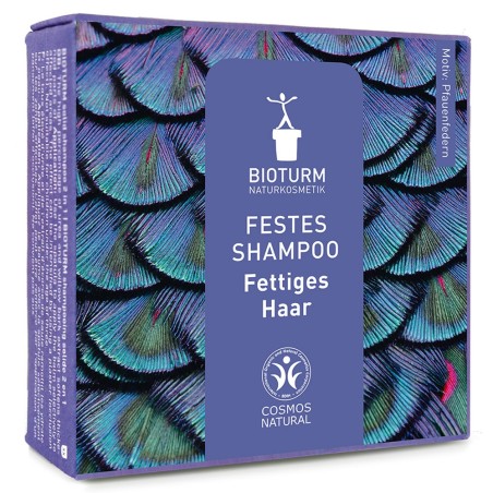 Bioturm  Shampoo Solido per Capelli Grassi n.132  Cosmetici solidi per capelli