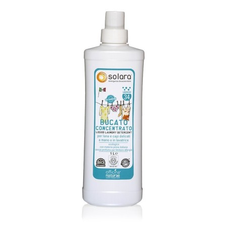 Lessive Liquide Concentrée à la Main et à la machine à Laver sans Parfum Officina Naturae Blanchisserie   Disponible sur Yumi...