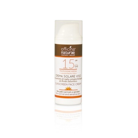 Cream Face SPF 15 - Medium Protection Officina Naturae Face sunscreen  Available on Yumibio.com