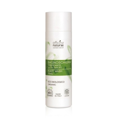 Gel douche Tonifiant Thé Vert Officina Naturae Salle de bains et douche   Disponible sur Yumibio.com