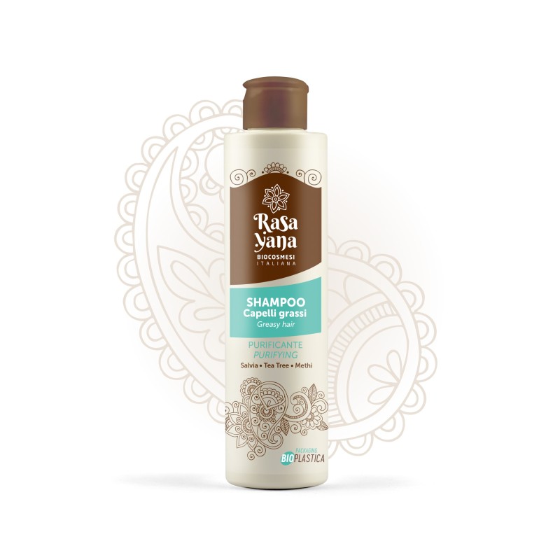 Shampoo, Ayurvedic Purifying for oily Hair Rasayana Shampoo  Available on Yumibio.com