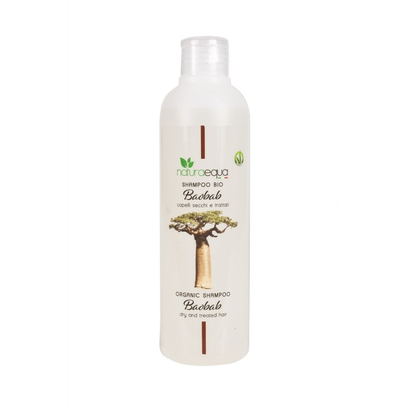 Naturaequa  Shampoo al Baobab per Capelli Secchi e Trattati  Shampoo Capelli Secchi e Trattati
