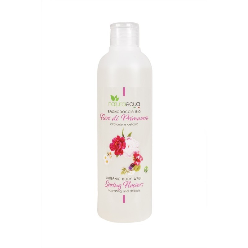 Shower gel Vegan Flower of Spring Naturaequa Bathroom and shower  Available on Yumibio.com