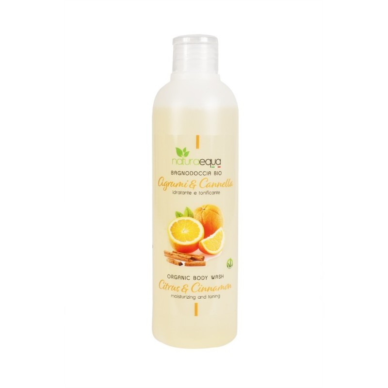 Naturaequa  Bagnodoccia Vegan Agrumi e Cannella  Bagnoschiuma Bio