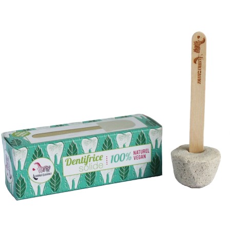 Toothpaste Vegan Solid Mint Lamazuna Toothpaste  Available on Yumibio.com