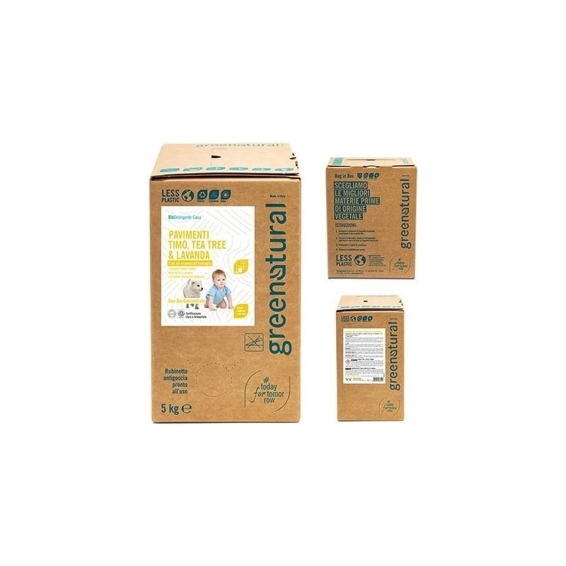 Nettoyant Sols et d'Arbre à Thé - 5 kg Greenatural Étages   Disponible sur Yumibio.com